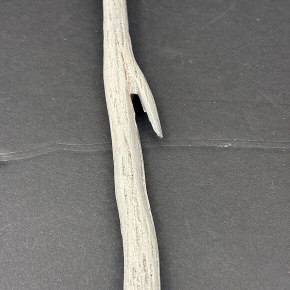 Vintage Aluminum Grey Tree Branch Twigs Serving Set Salad Mixing Spoons - Picture 15 of 16